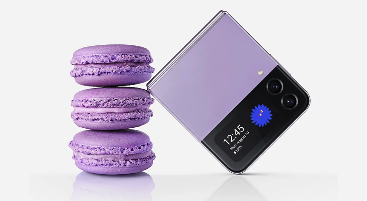 갤럭시 Z플립4 - 보라 퍼플 제품 사진