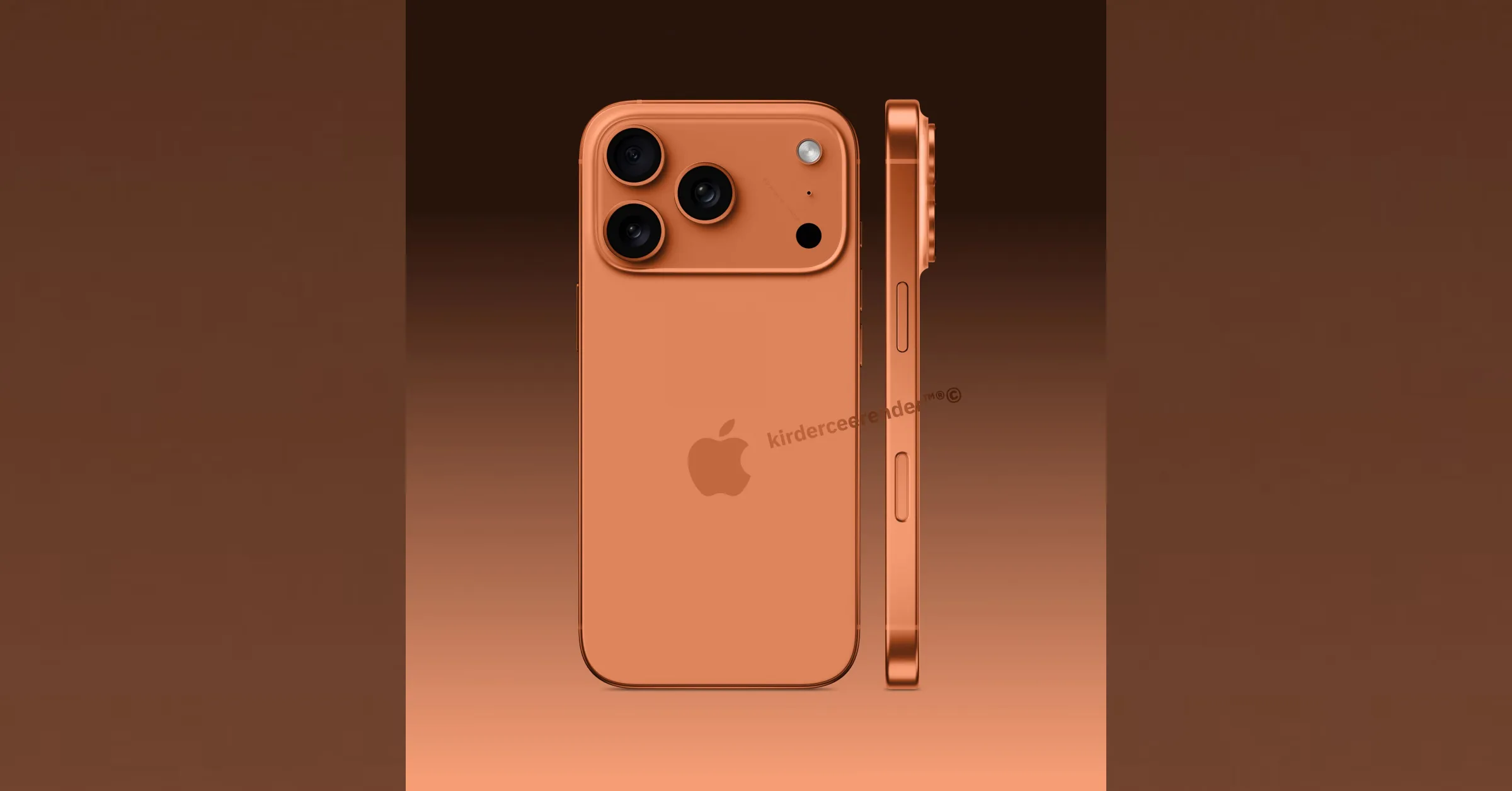 아이폰17프로 예상 렌더링 이미지