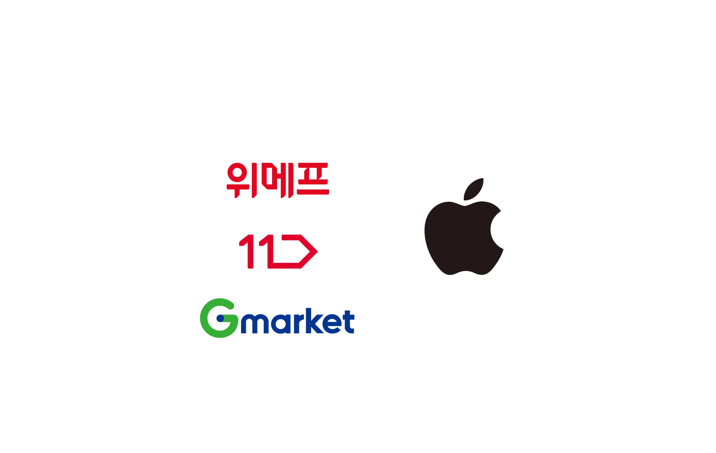 아이폰15 사전예약 성공 방법과 알림 받기 콘텐츠 내용 중, 위메프, 11번가 등의 오픈마켓과 애플 공식 홈페이지 로고를 보여주는 이미지입니다.