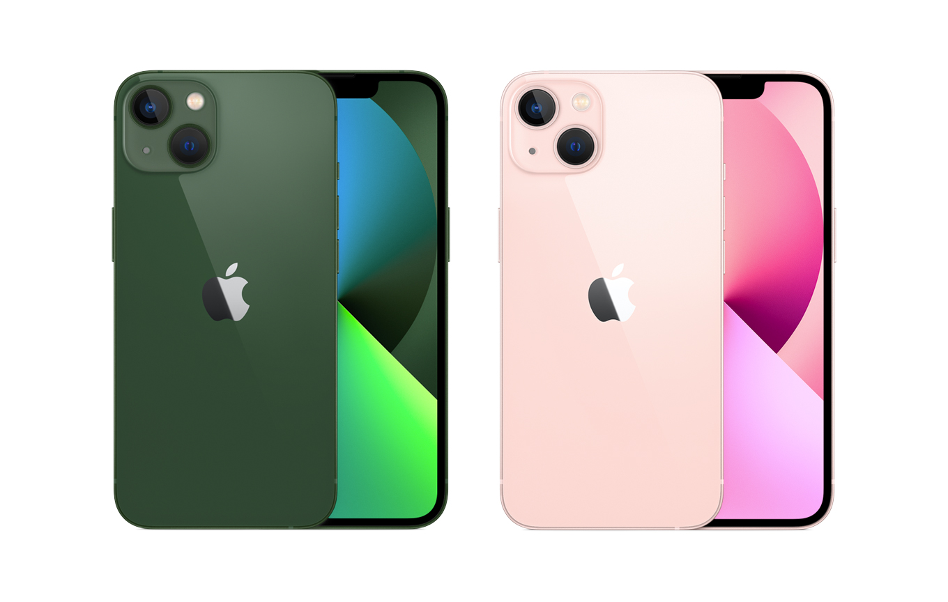 아이폰13 알파인 그린, 핑크