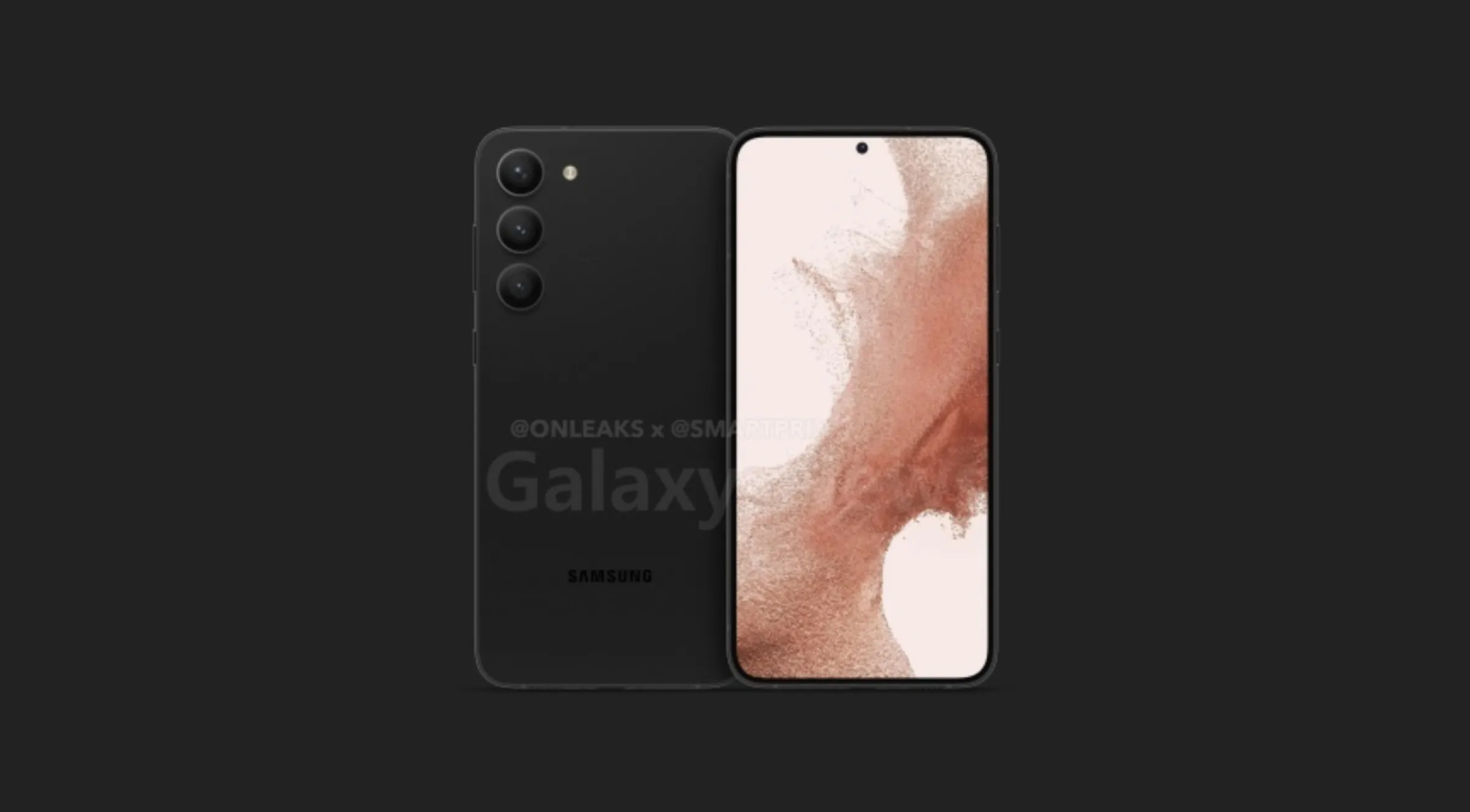 갤럭시 S23 플러스 예상 디자인 렌더링