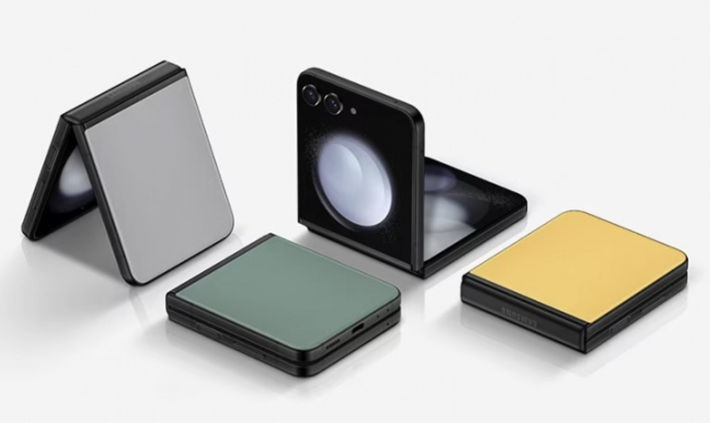 갤럭시 Z 플립6 콘텐츠 내용 중, 갤럭시 Z 플립6 예상 색상을 보여주는 이미지입니다.