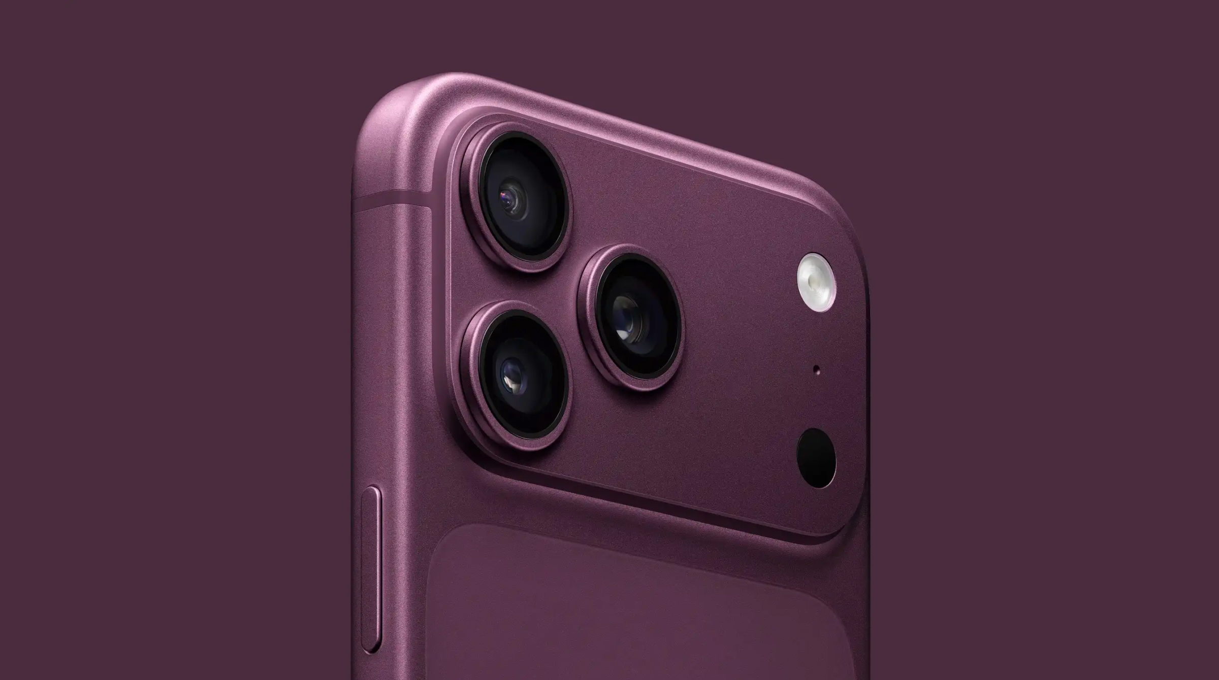 아이폰18 프로 예상 렌더링 이미지 다크 체리 색상